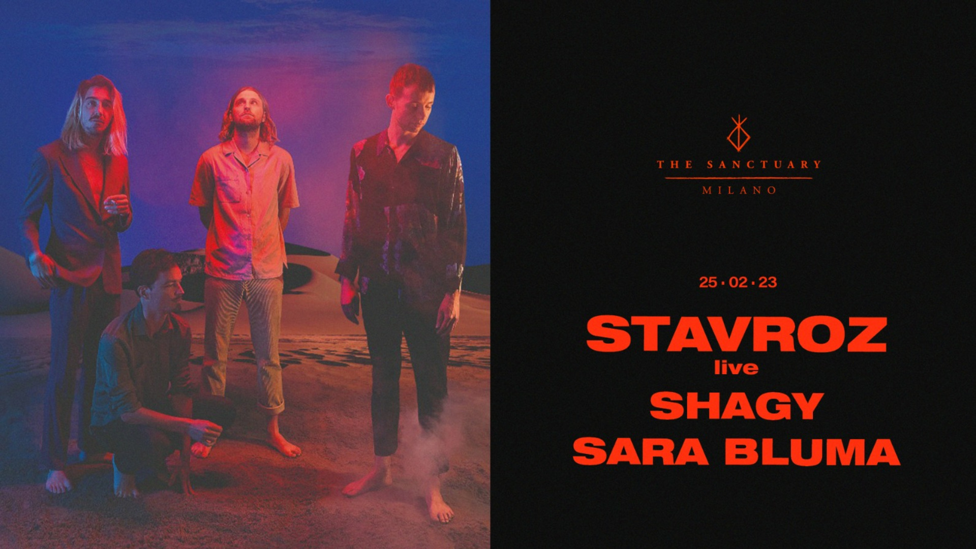 Stavroz (Live), Shagy, Sara Bluma - The Sanctuary Milan image