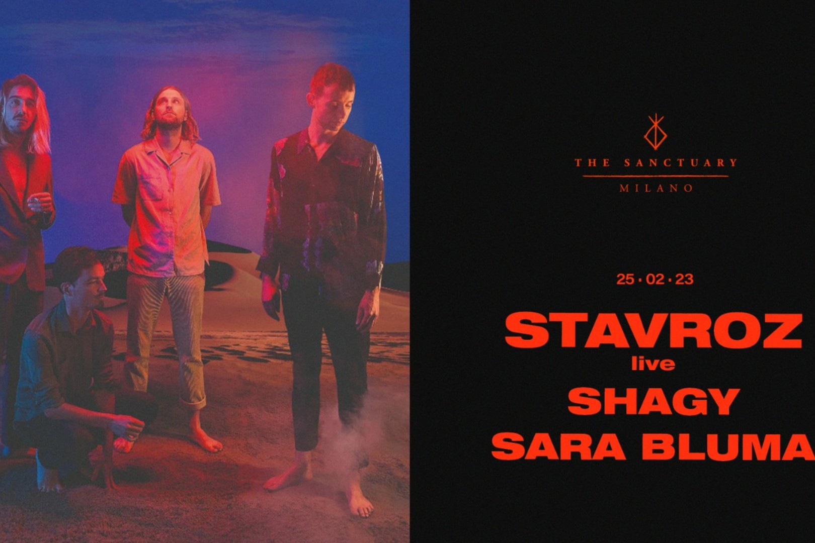 Stavroz (Live), Shagy, Sara Bluma - The Sanctuary Milan image