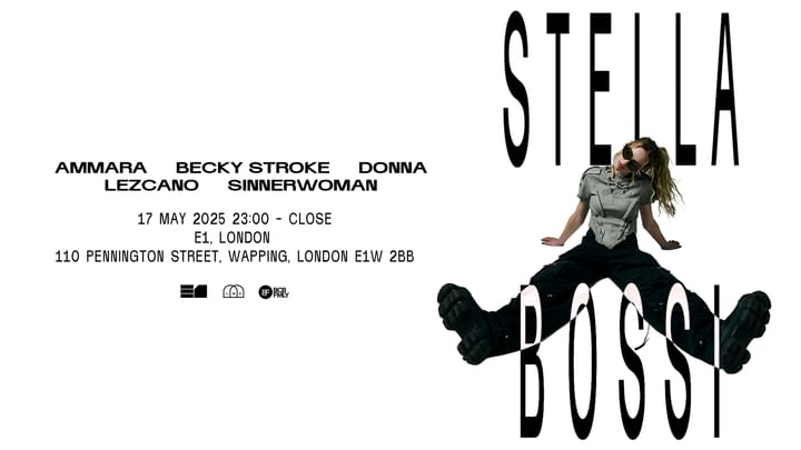 Cover for event: STELLA BOSSI, AMMARA & Becky Stroke