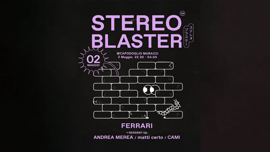 StereoBlaster-Eventplakat