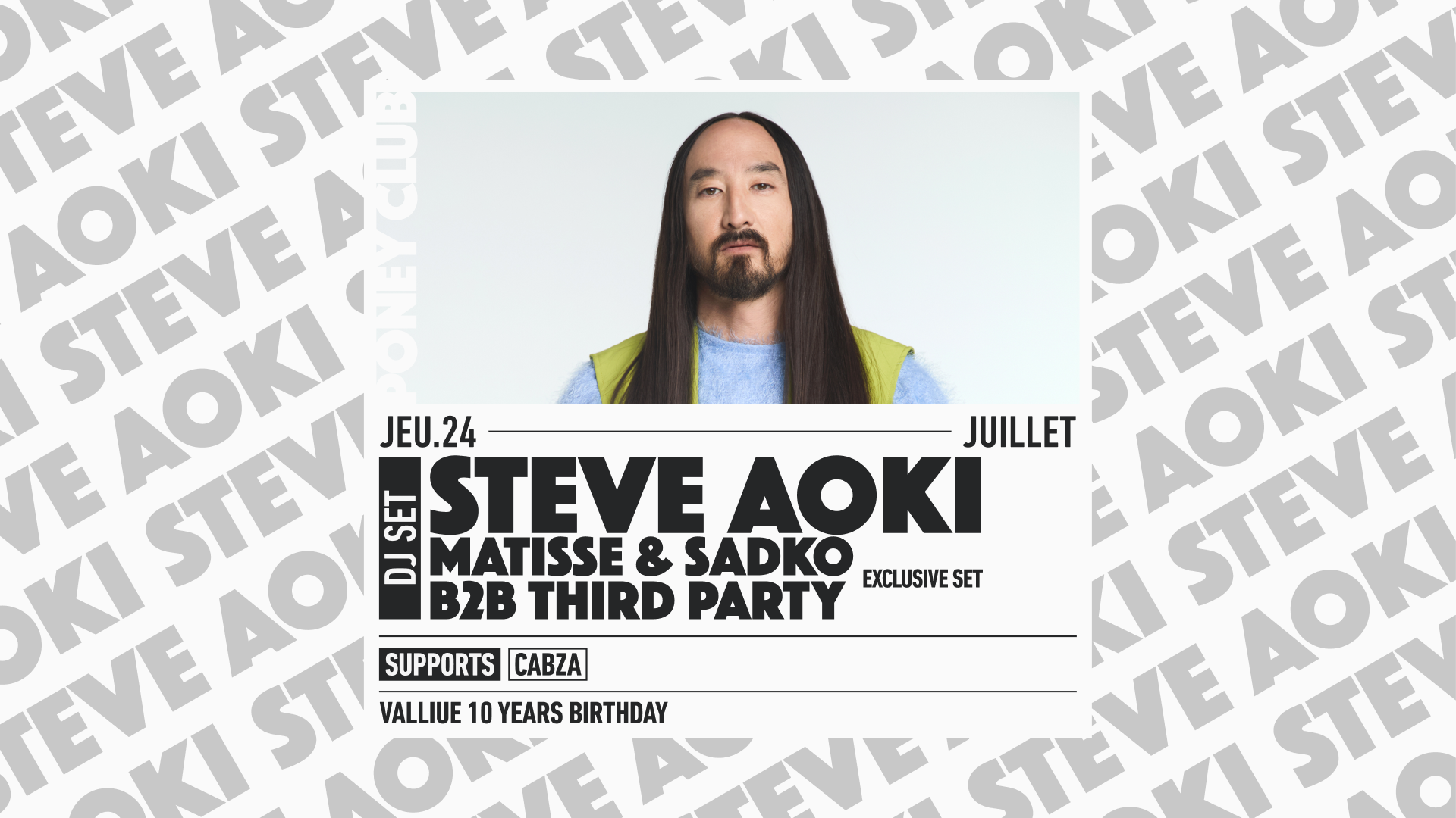 STEVE AOKI + MATISSE & SADKO b2b THIRD PARTY image