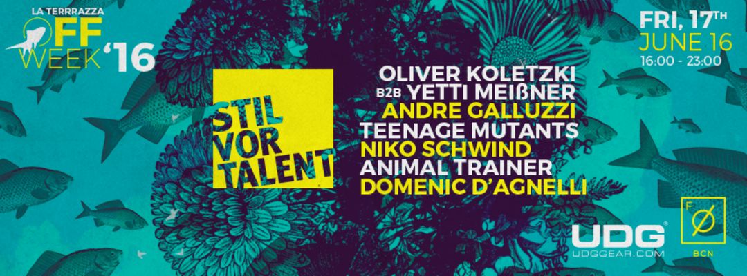 Capa do evento Stil Vor Talent Open Air Showcase by Fake Out! Bcn at La Terrrazza