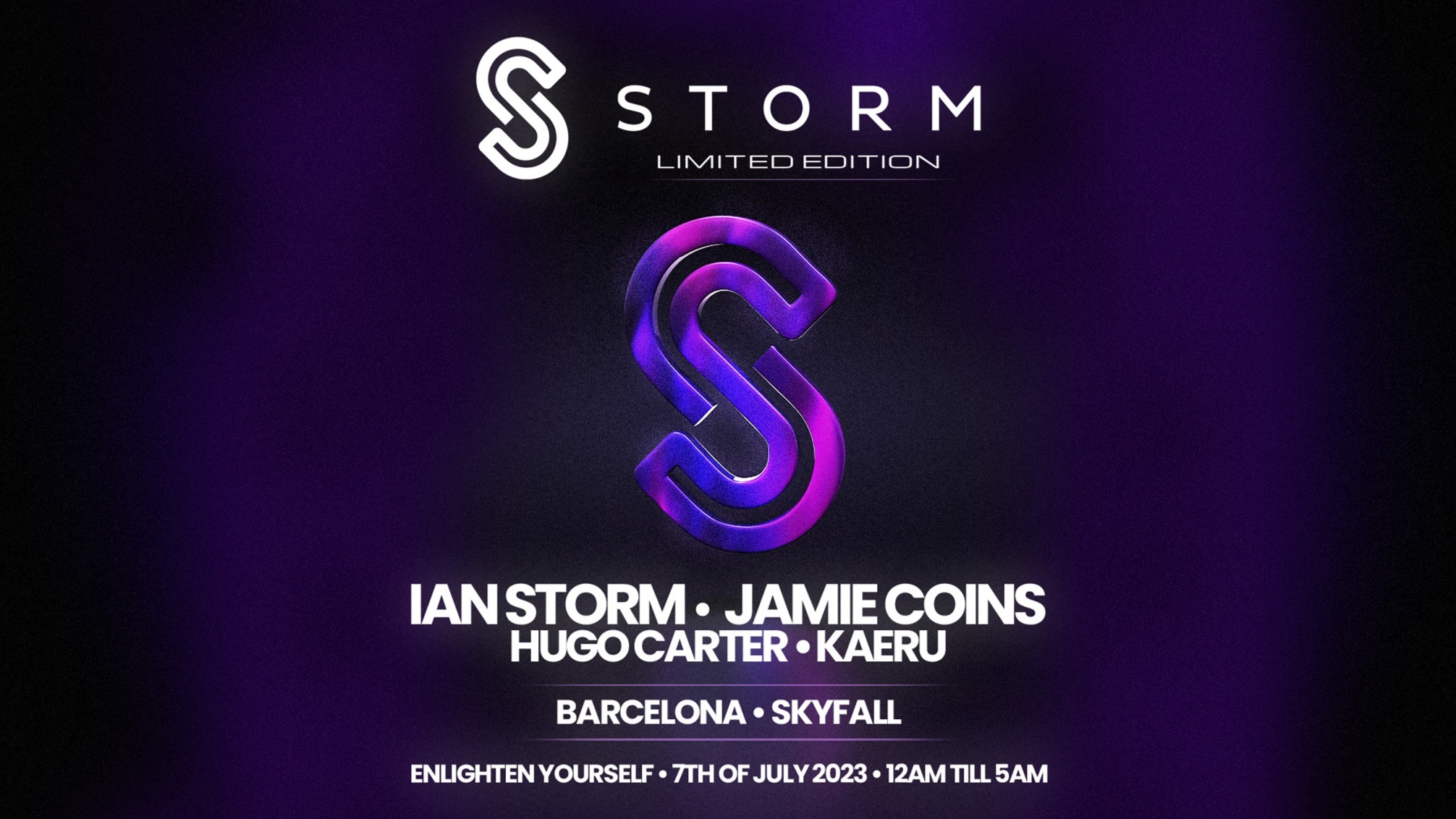 STORM Limited Edition pres. Ian Storm, Jamie Coins, Hugo Carter & Kaeru image