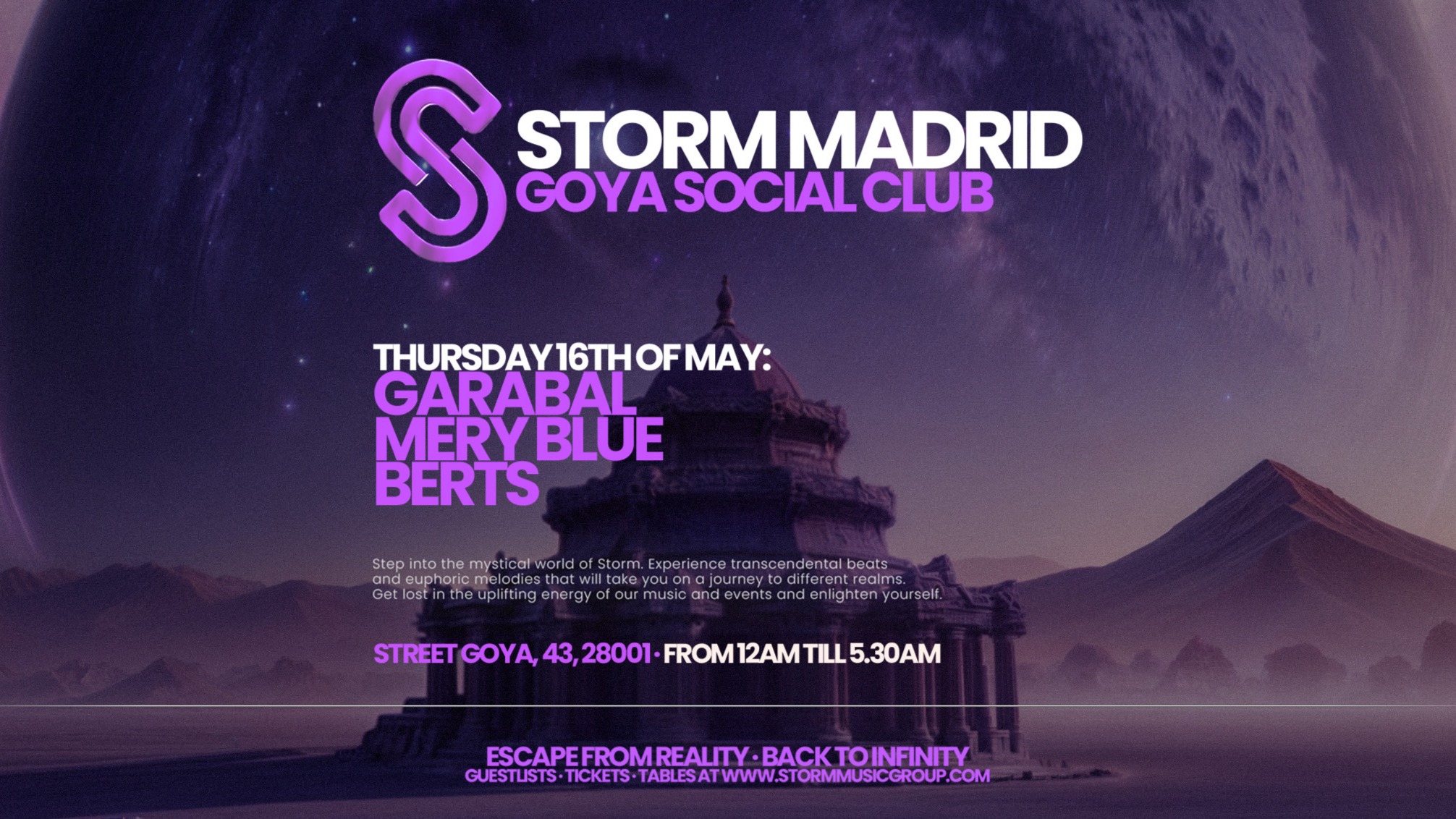 Storm Madrid · Escape From Reality image
