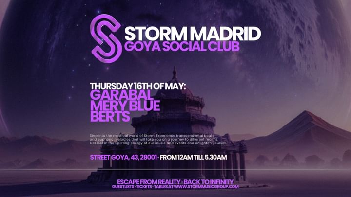 Cover for event: Storm Madrid · Escape From Reality