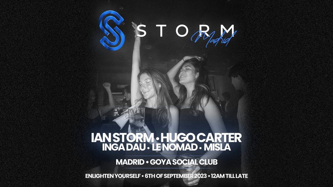 STORM MADRID - SEASON OPENING PARTY-Eventplakat