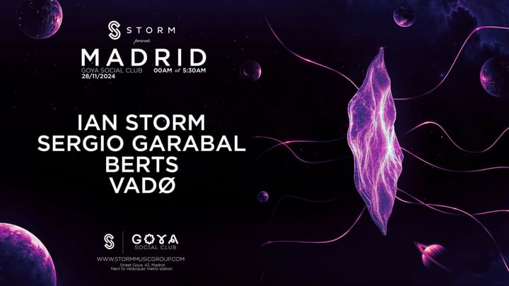 Cover for event: Storm Madrid x Goya