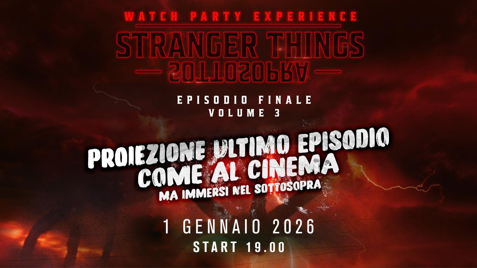 STRANGER THINGS NIGHT | FINALE – Watch Party Sottosopra image