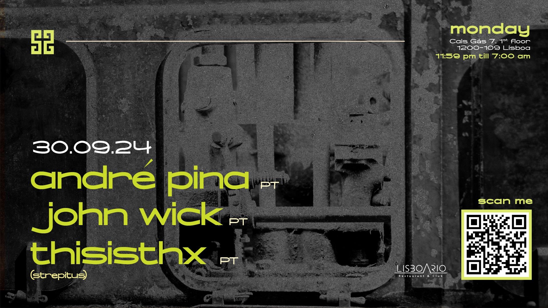STREPITUS - ANDRÉ PINA  •  JOHN WICK •THISISTHX | MONDAY 30 SEP 