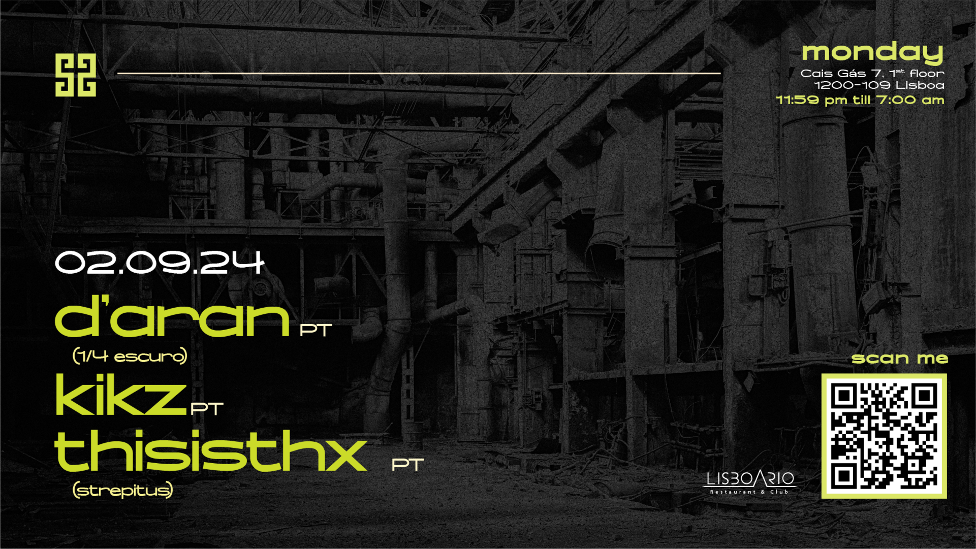 STREPITUS - D´ARAN • KIKZ • THISISTHX | MONDAY 2 SEP  image