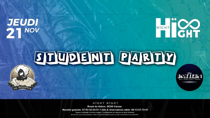 Cover for event: STUDENT PARTY