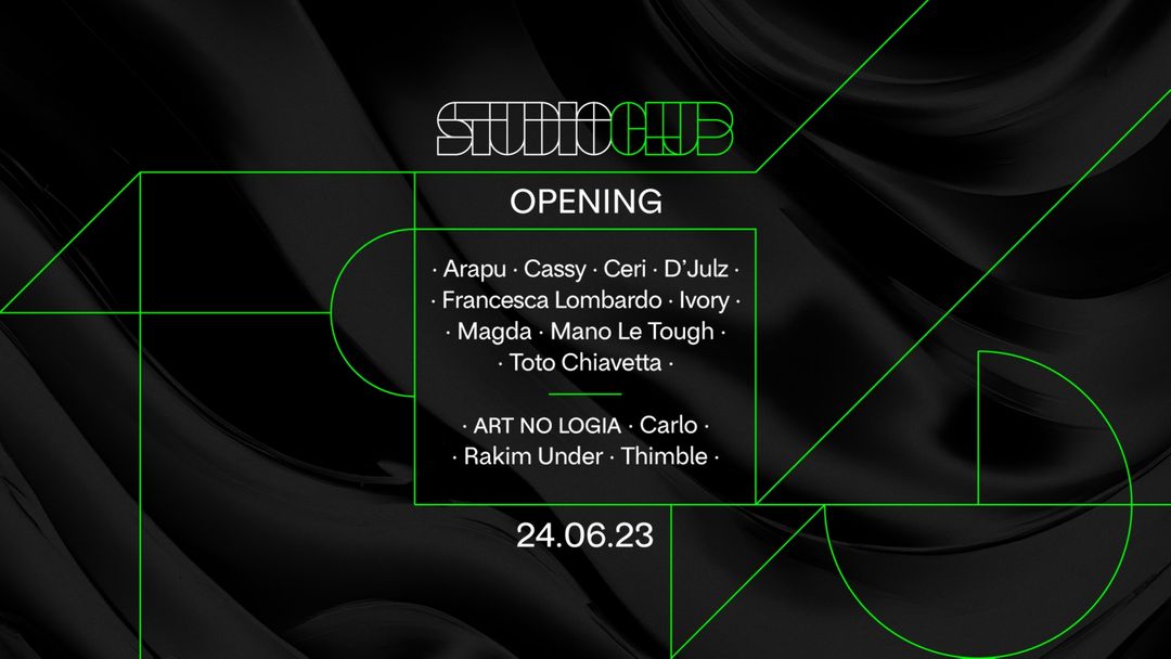 Copertina evento Studio Club Opening Night