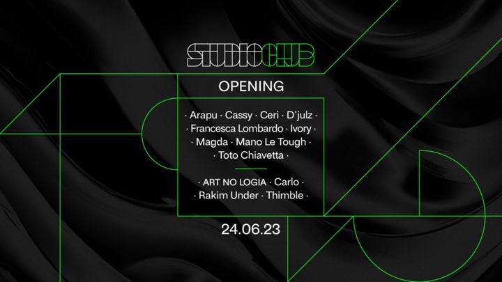 Cover for event: Studio Club Opening Night