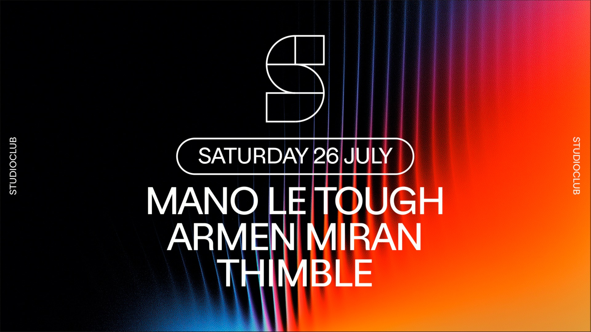 STUDIO CLUB presents: MANO LE TOUGH image