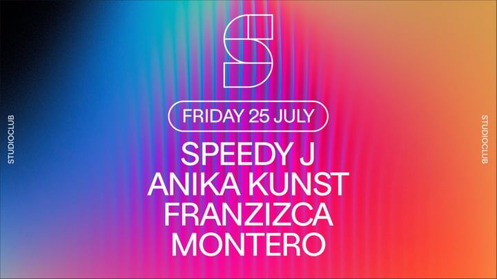 Cover for event: STUDIO CLUB presents: SPEEDY J