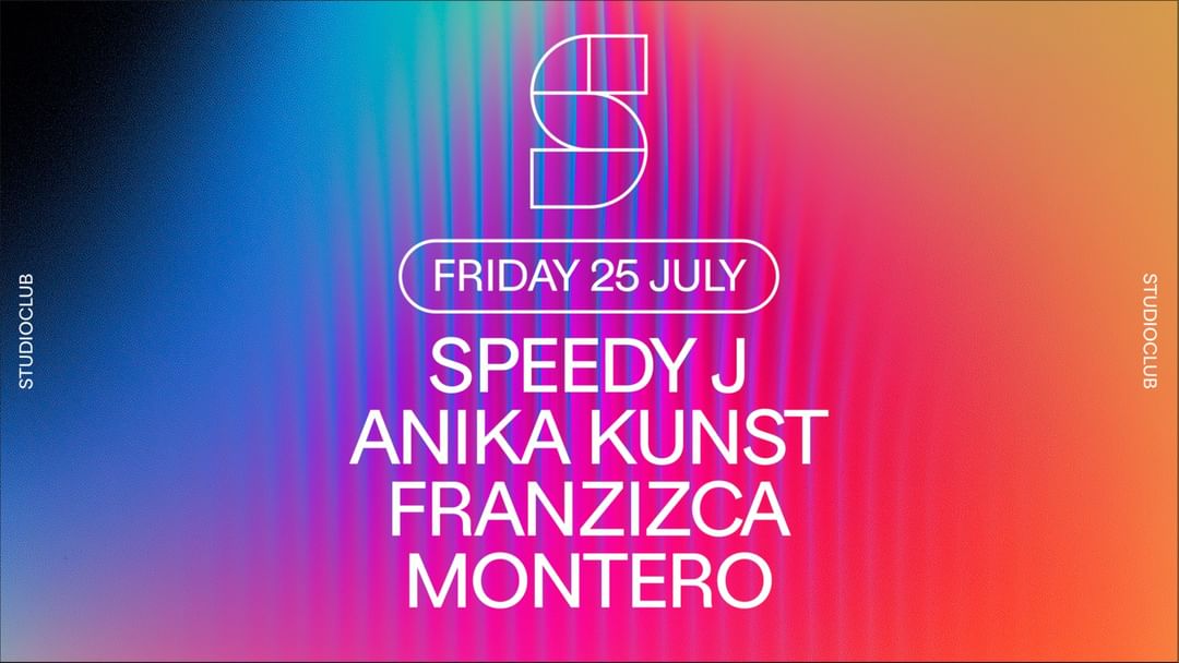 Cartel del evento STUDIO CLUB presents: SPEEDY J