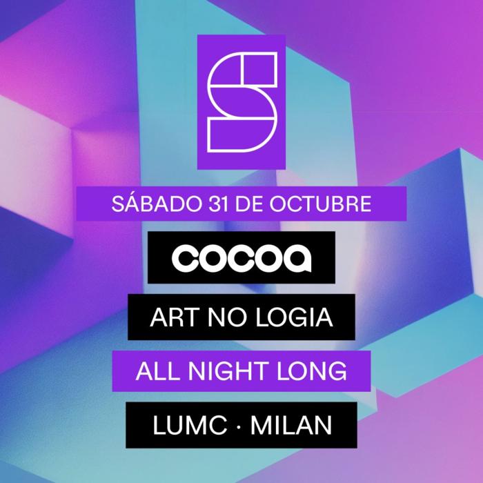 Cartel de Studio Club x COCOA ESPECIAL HALLOWEEN en Studio Club