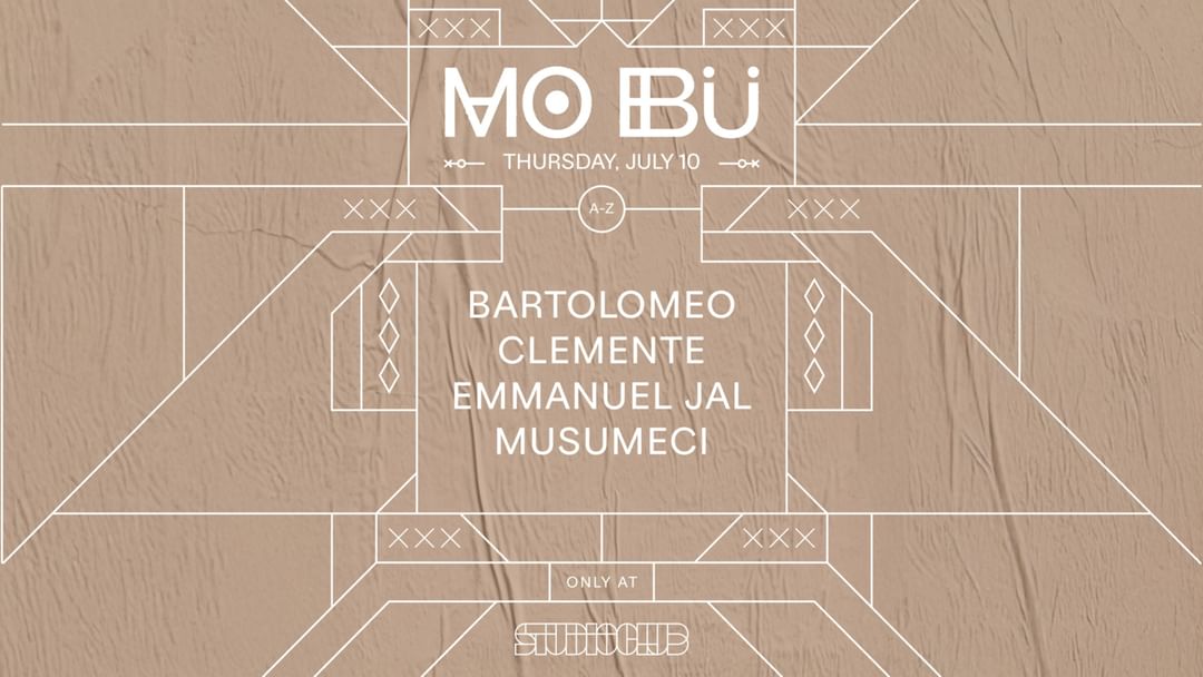 Capa do evento STUDIO CLUB X MOBÜ
