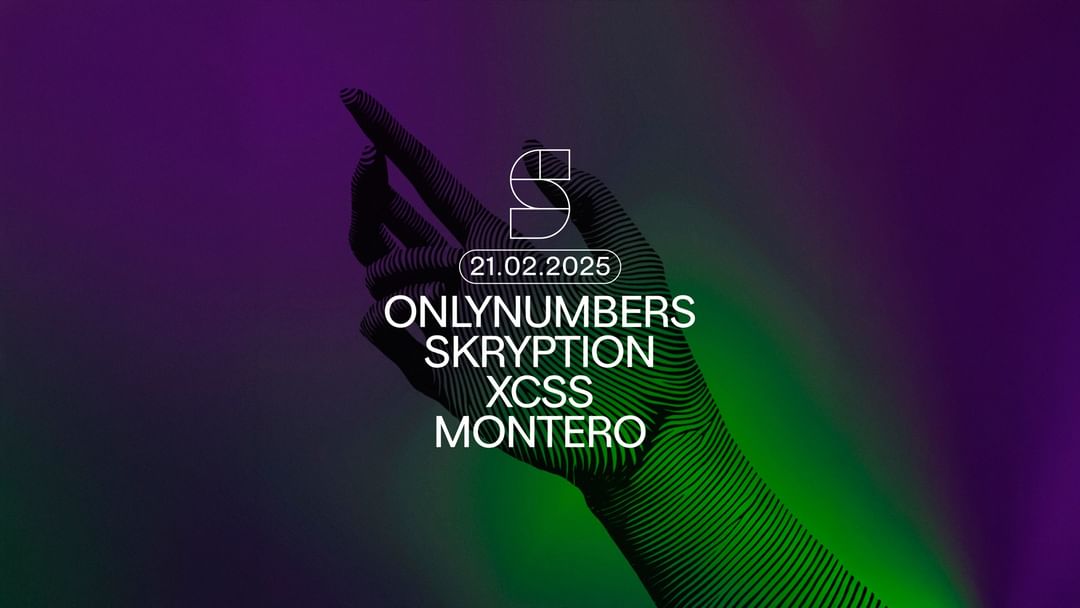 Copertina evento STUDIO present: ONLYNUMBERS | SKRYPTION | XCSS | MONTERO