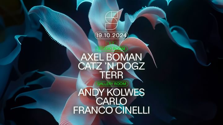 Cover for event: STUDIO present: AXEL BOMAN / CATZ 'N DOGZ / TERR / ANDY KOLWES / FRANCO CINELLI / CARLO