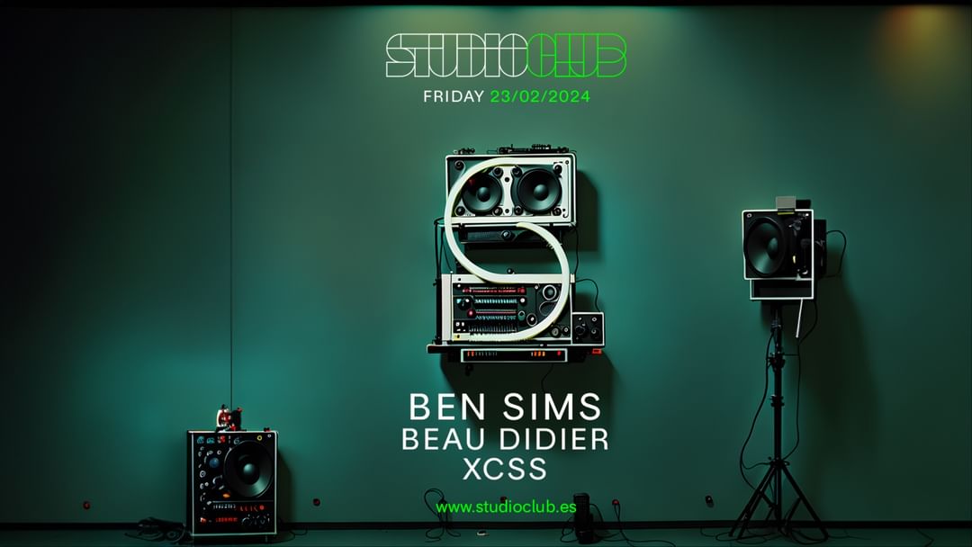 Cartell de l'esdeveniment STUDIO present: BEN SIMS