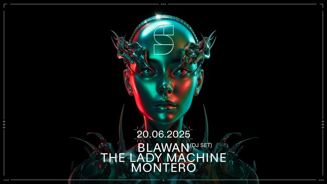 STUDIO presents: BLAWAN | THE LADY MACHINE | MONTERO-Eventplakat