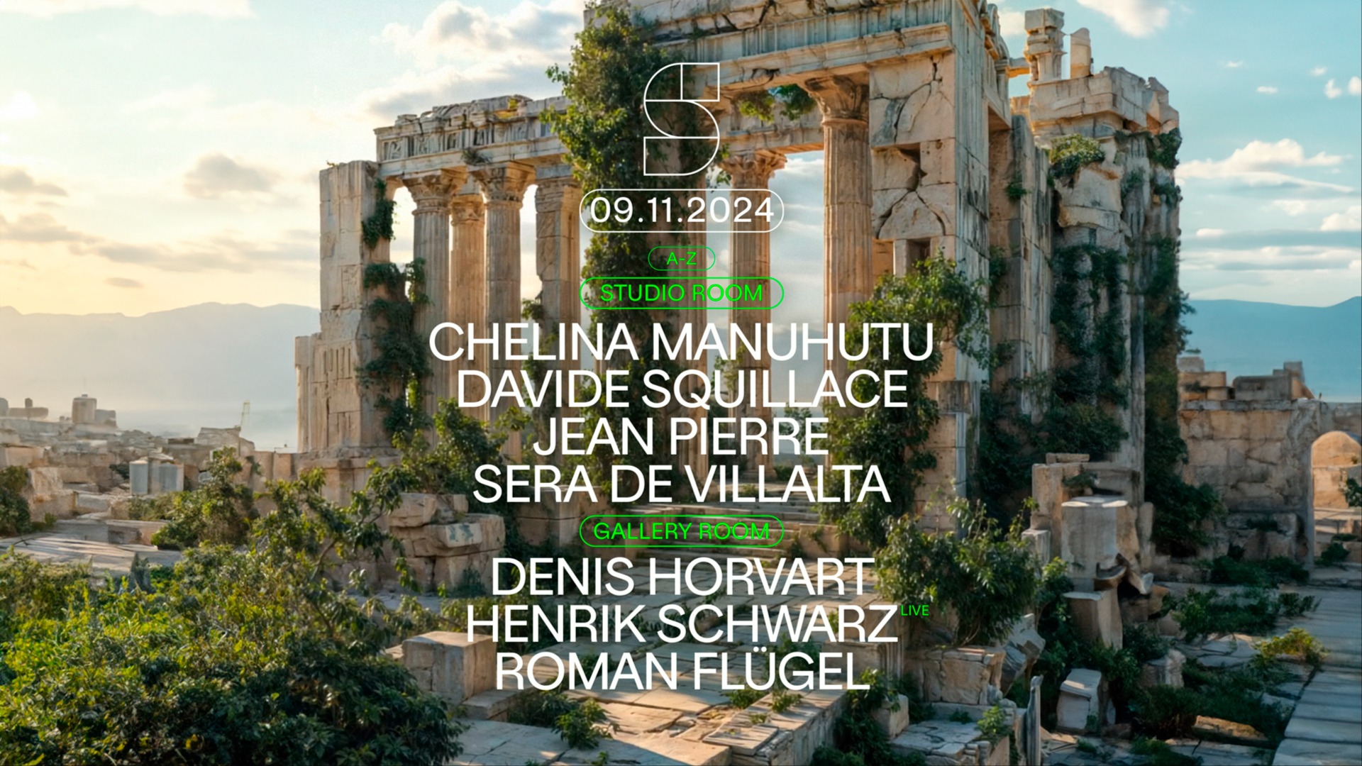STUDIO present: CHELINA MANUHUTU / DAVIDE SQUILLACE / HENRIK SCHWARZ/ DENIS HORVART/ ROMAN FLÜGEL
