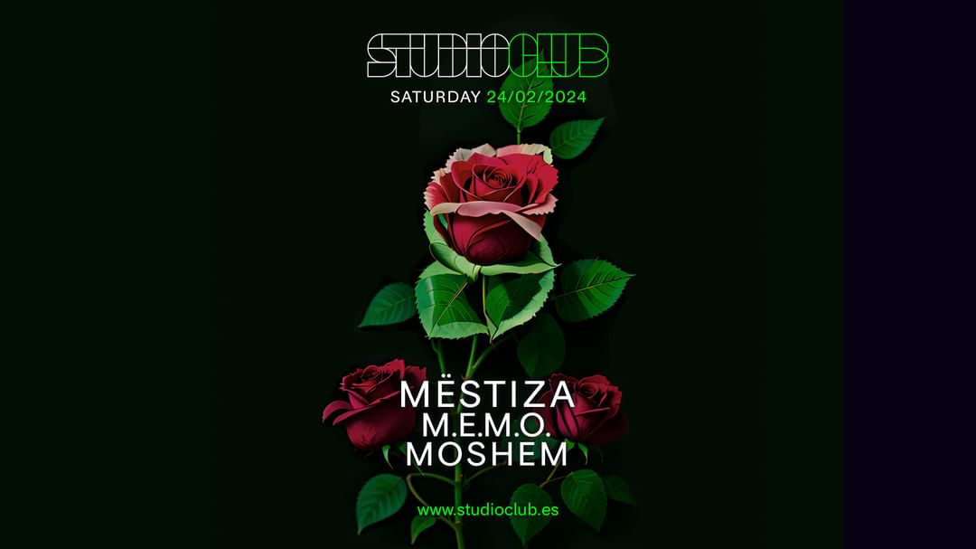 Cartel del evento STUDIO present: MËSTIZA .