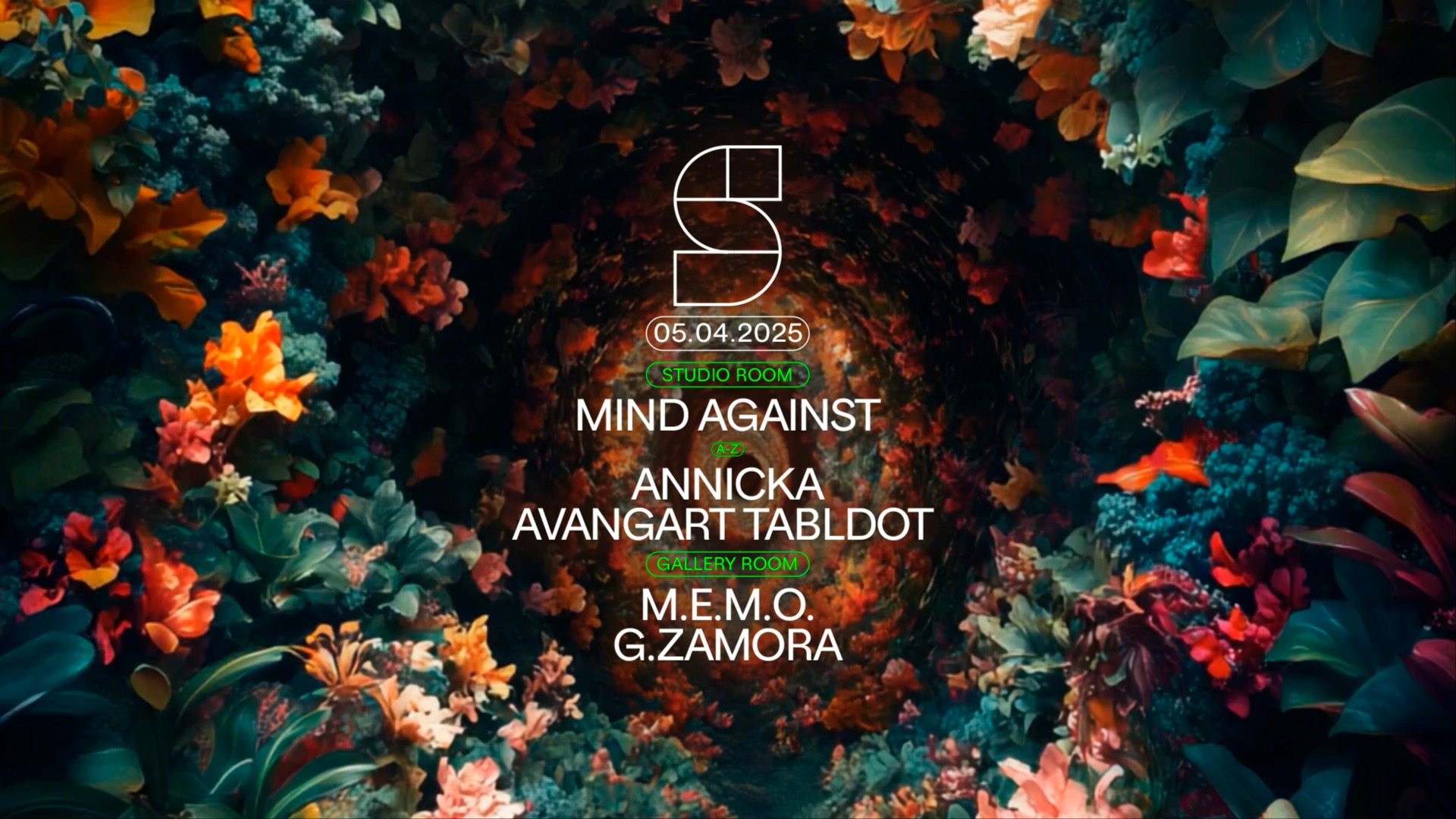 STUDIO present: MIND AGAINST | ANNICKA | AVANGART TABLDOT | M.E.M.O | G.ZAMORA image