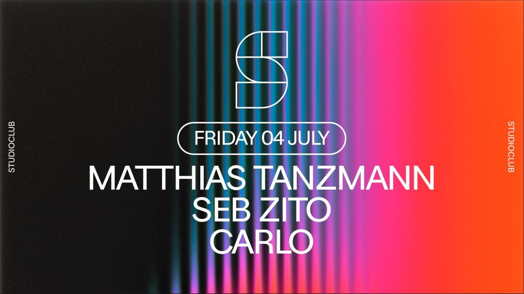 Cartell de l'esdeveniment STUDIO presents: MATHIAS TANZMANN