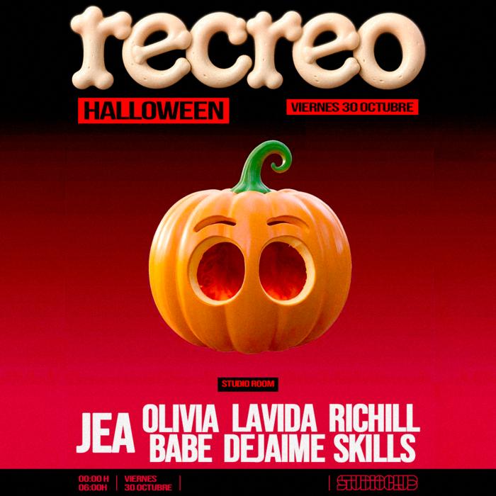 Cartel de STUDIO x RECREO CON JEA, OLIVIA BABE, LAVIDADEJAIME Y RICHILL SKILLS en Studio Club