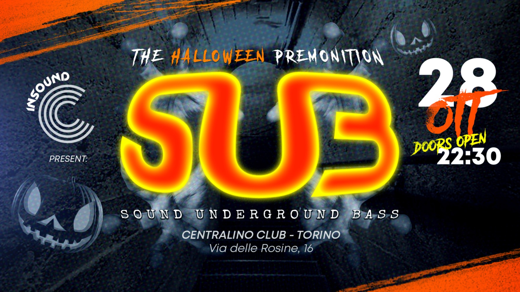 SUB The Halloween Premonition + The Face Quevedo  + TR!P @ Centralino Club image