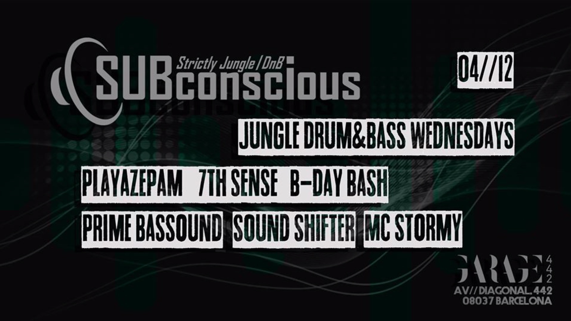 SUBCONSCIOUS // JUNGLE // FREE PARTY image