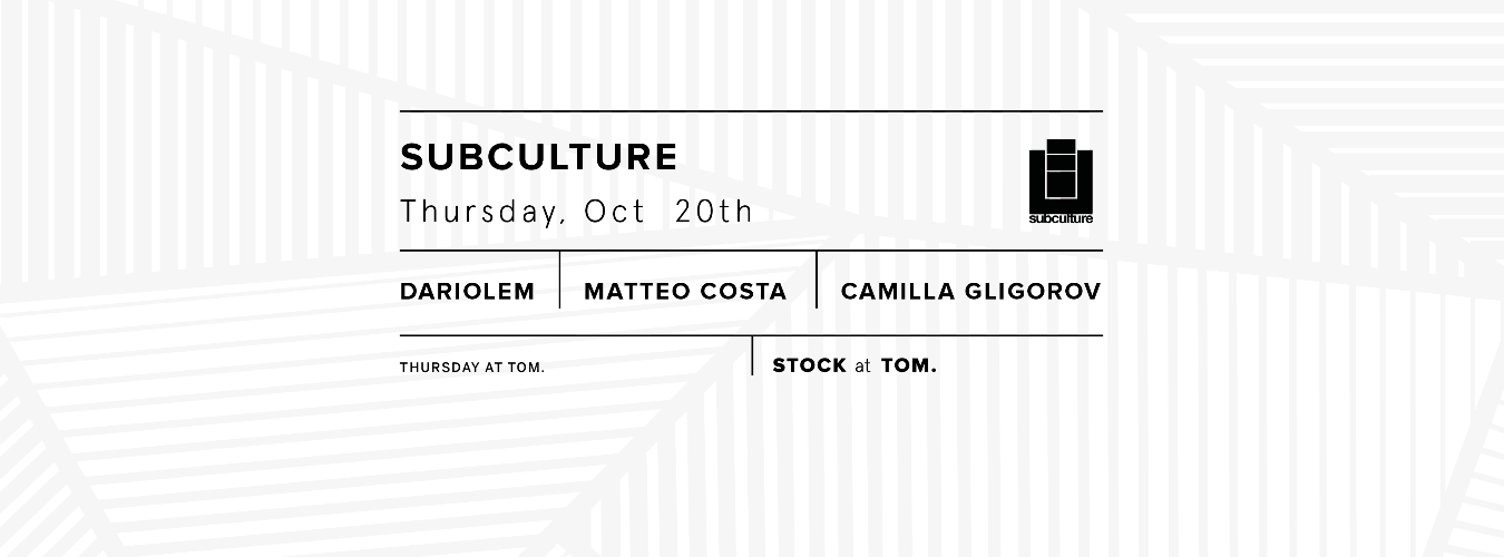 Subculture | Dariolem + Matteo Costa + Camilla Gligorov image