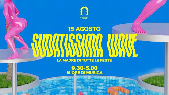 Cover for event: SUDATISSIMA WAVE-FERRAGOSTO w/ Luigi di Venere, Populous, Ava Hangar, Sypario & more