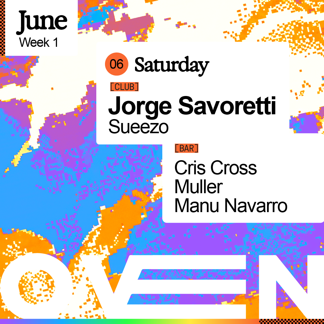 Sueezo + Jorge Savoretti / Bar: Cris Cross + Muller + Manu Navarro image