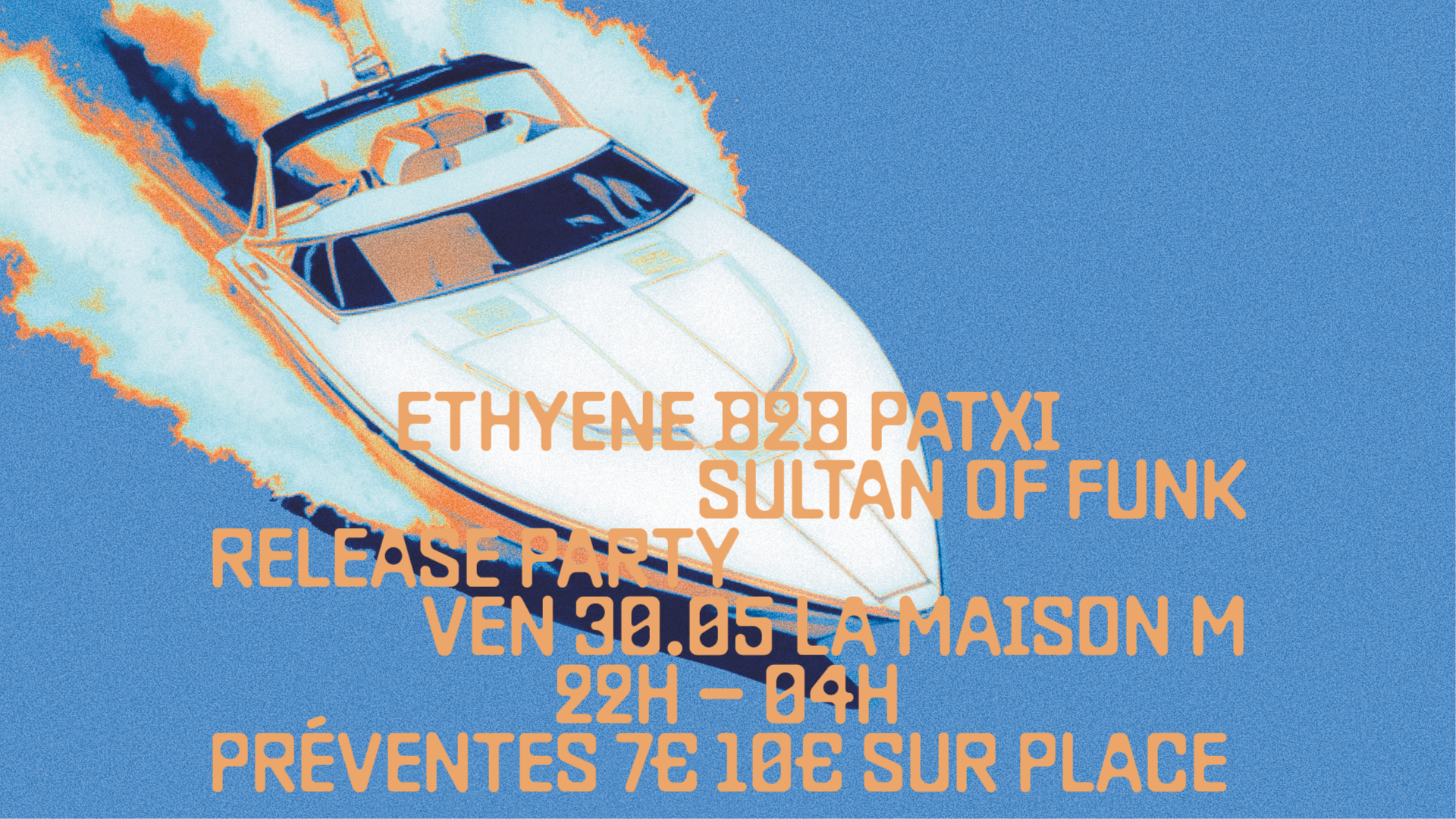 Sultan Of Funk Release Party: Ethyène B2B Patxi All Night Long image