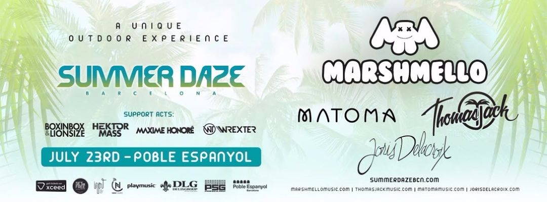 Cartel del evento Summer Daze Barcelona