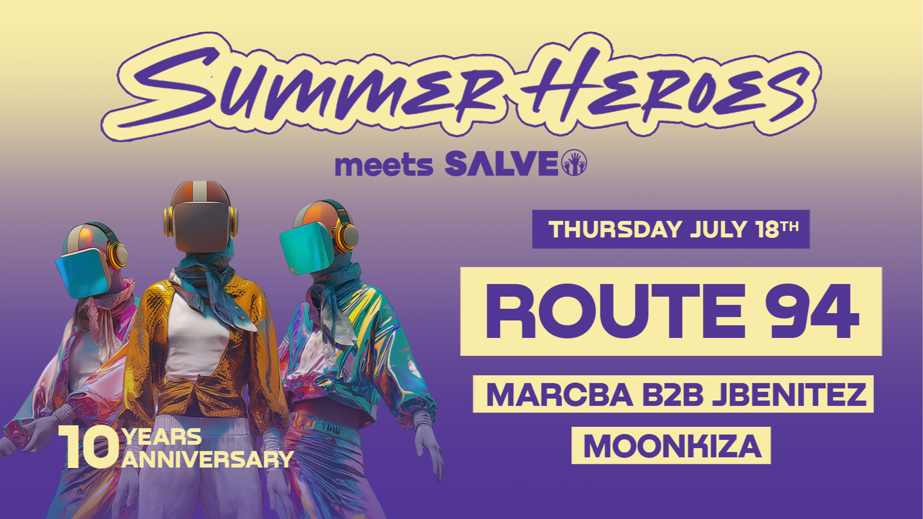 SUMMER HEROES meets SALVE - Open Air - with ROUTE 94 image