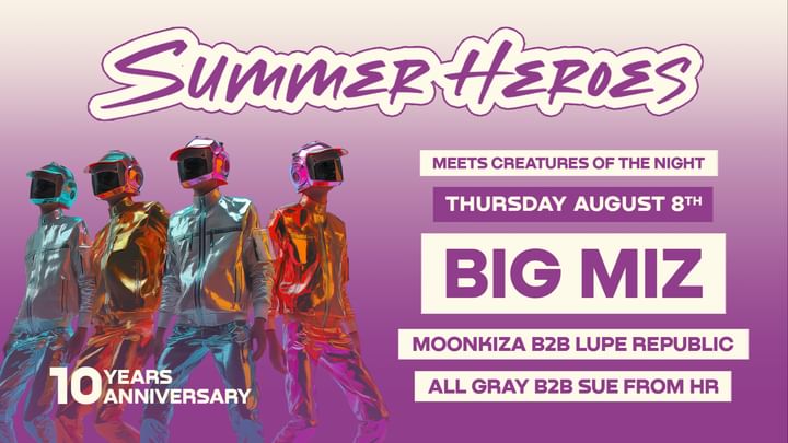 Cover for event: SUMMER HEROES - Open Air with BIG MIZ