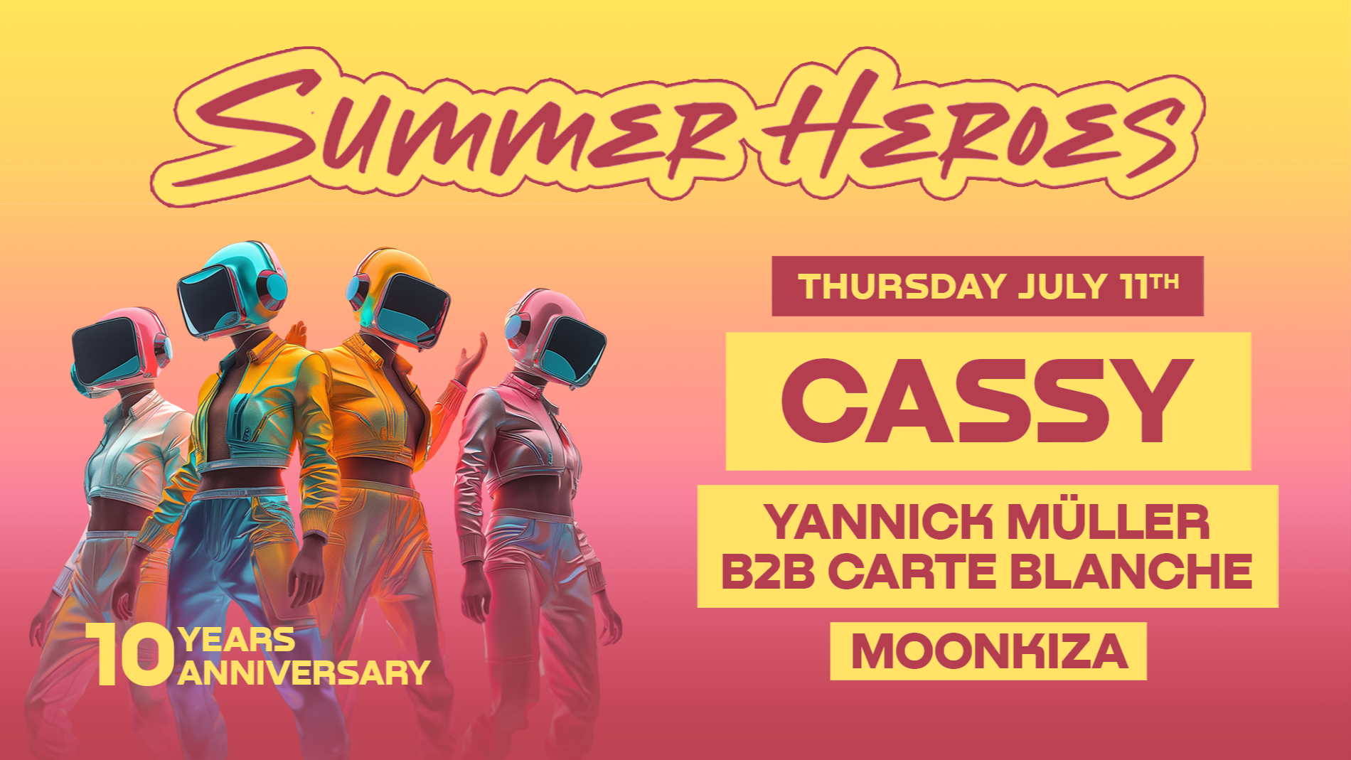 SUMMER HEROES - Open Air - with CASSY image
