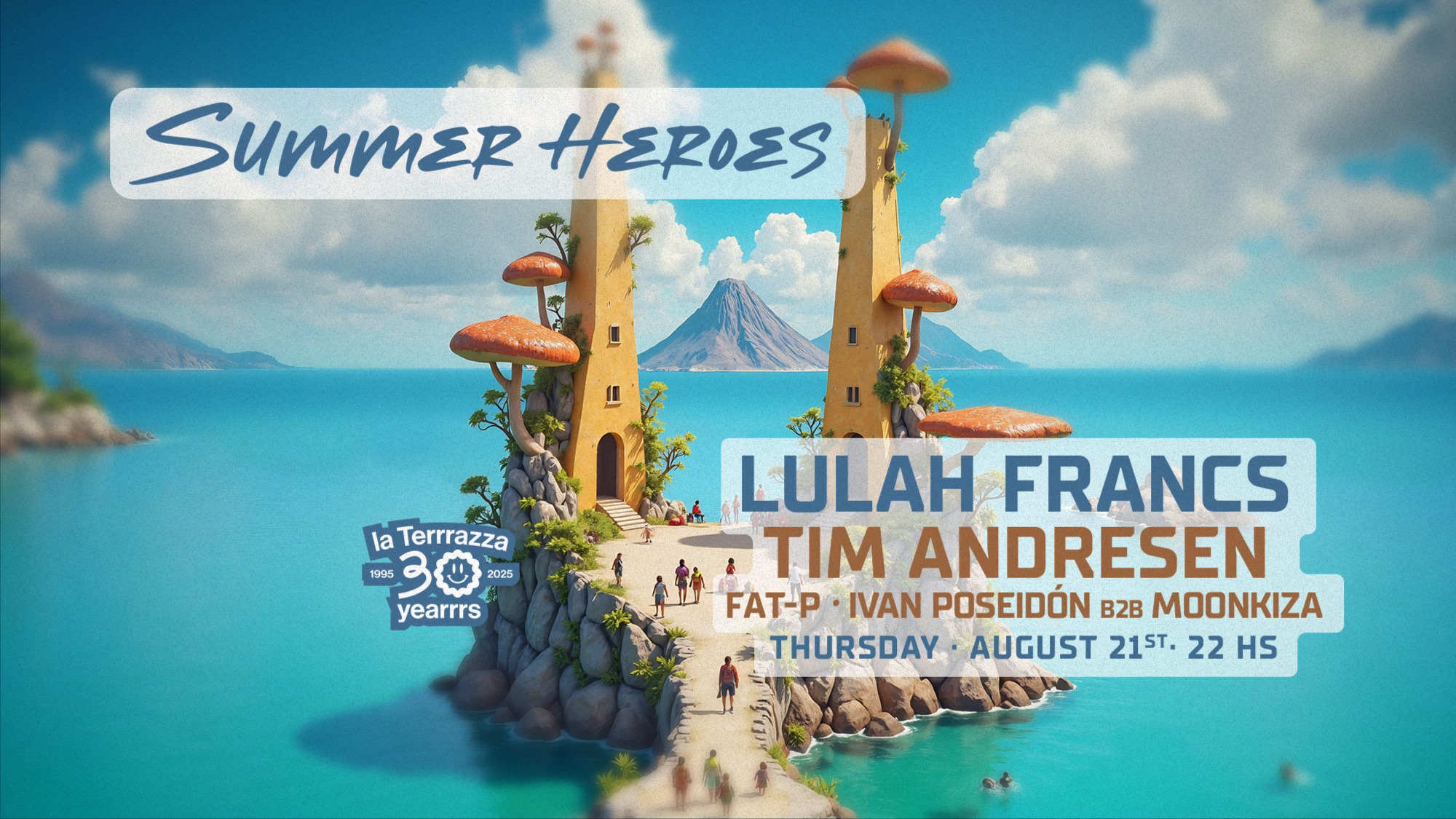 SUMMER HEROES / Open Air with LULAH FRANCS - Tim Andresen - La Terrrazza image