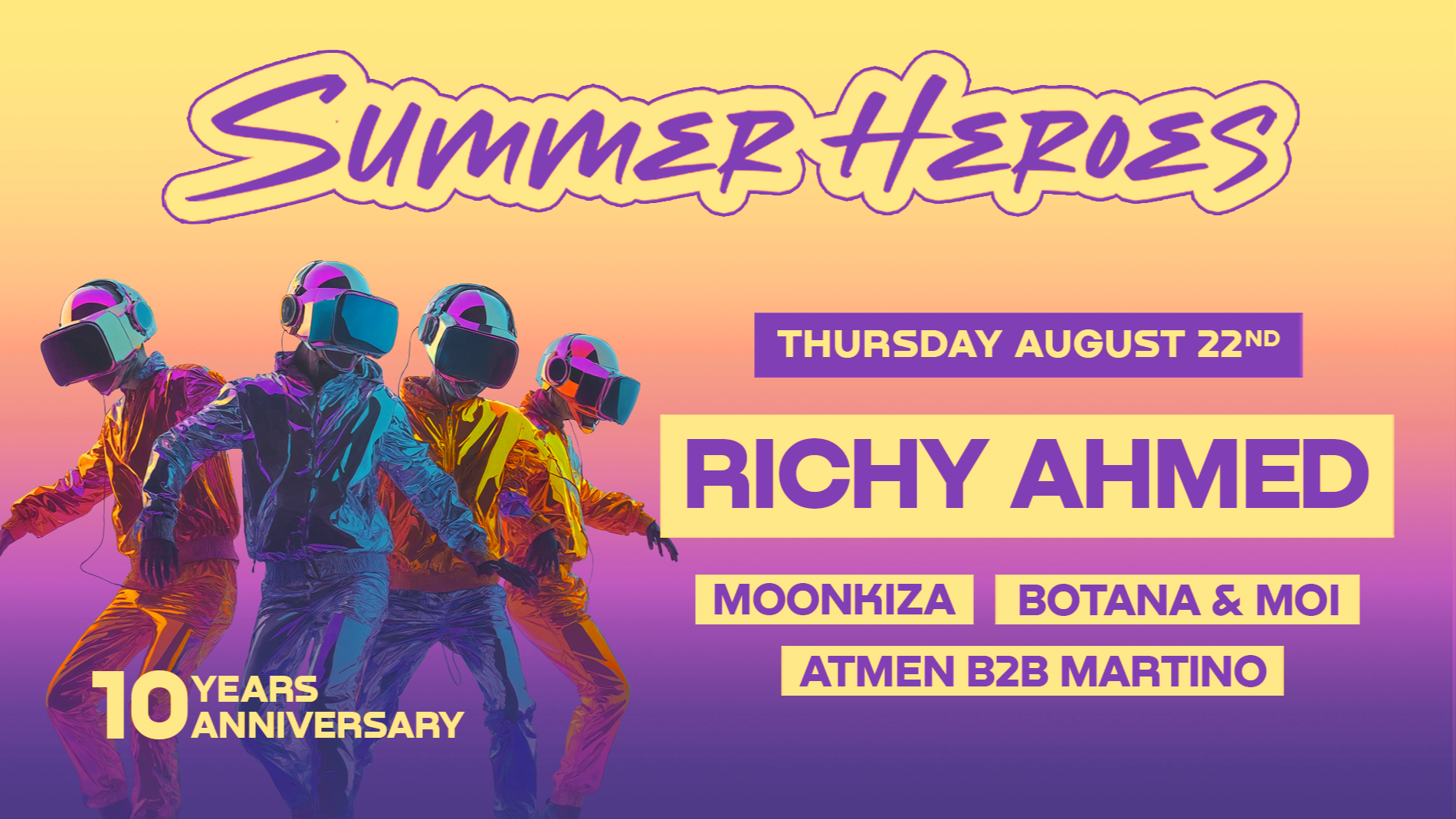 SUMMER HEROES - Open Air - with RICHY AHMED image