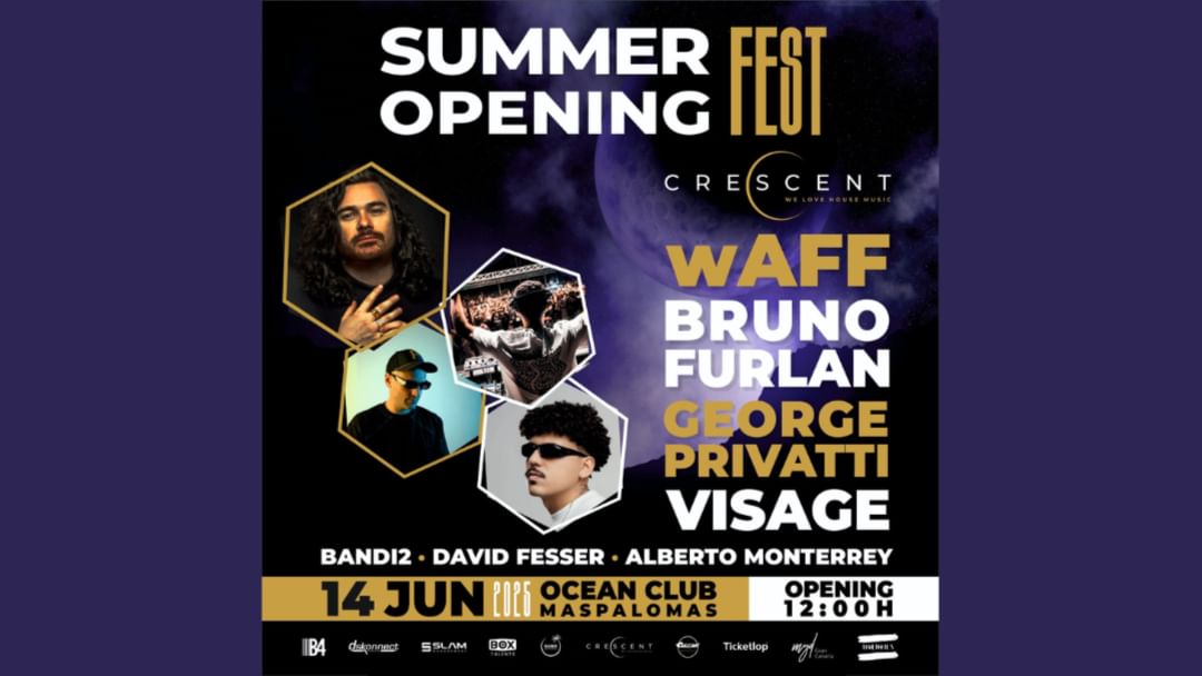 Cartel del evento SUMMER OPENING FEST by Crescent
