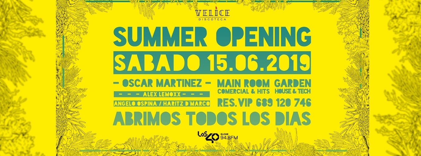 Summer Opening · Velice Discoteca image