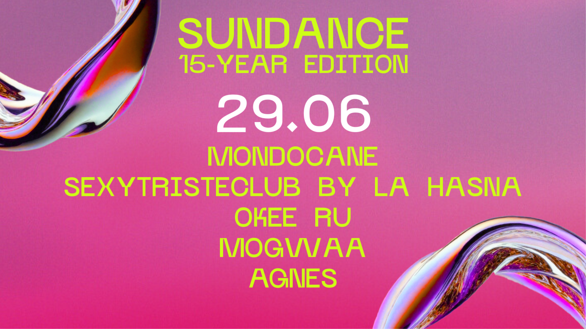 SUNDANCE | 29.06 | 15th YEARS EDITION image