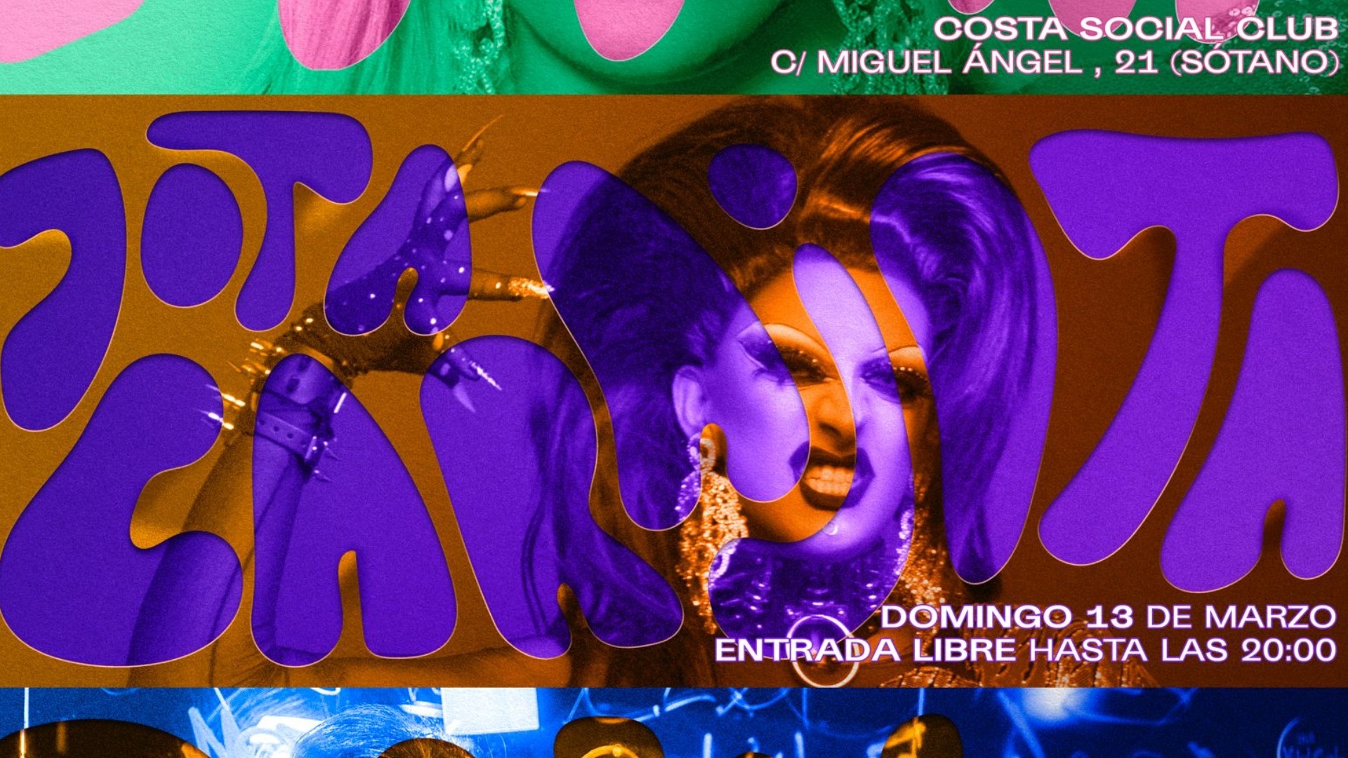 SUNDAY 13TH "AHORA ES TARDE, SEÑORA" BY LOLAILO @ COSTA SOCIAL CLUB image