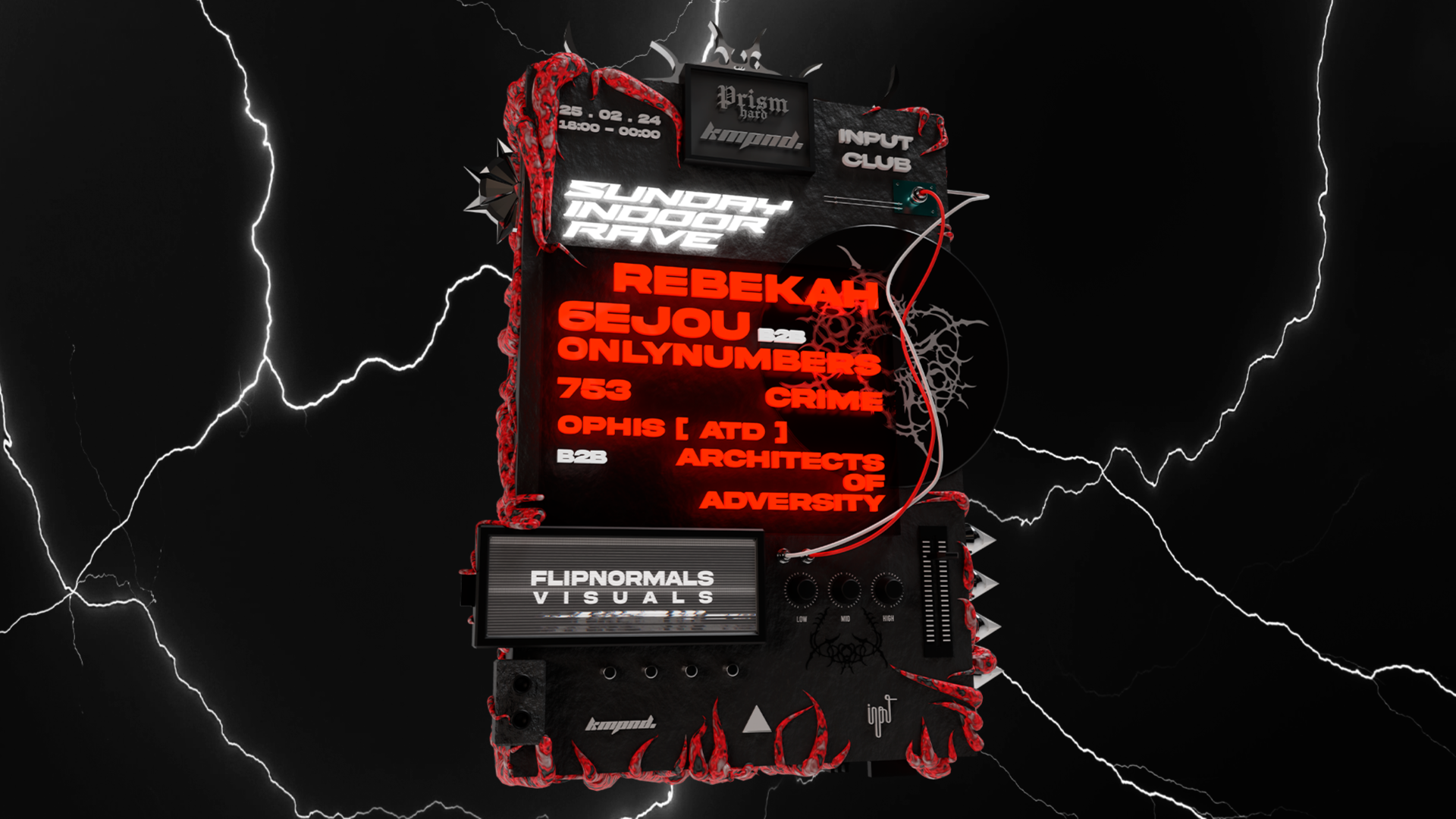  SUNDAY INDOOR RAVE by PRISM &amp; KOMPOUND image