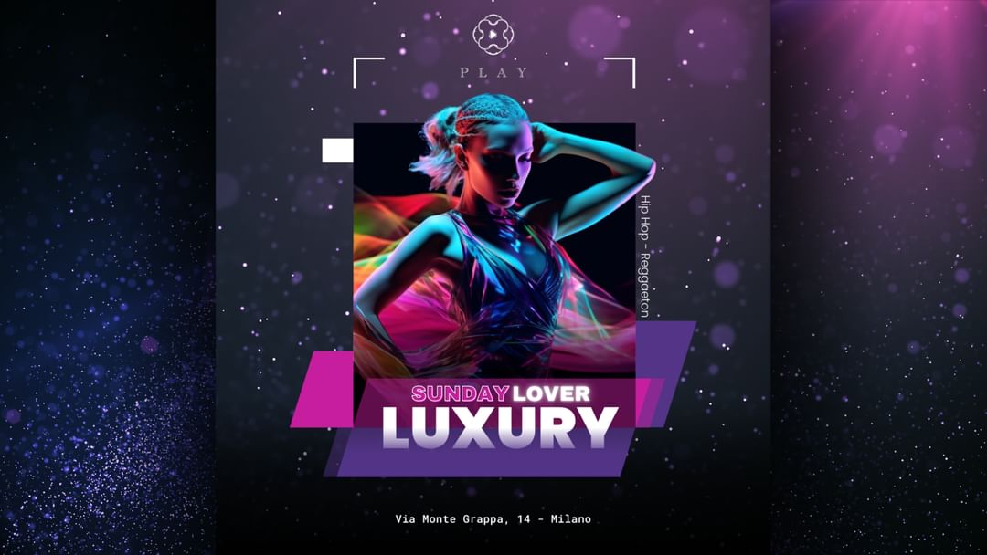 SUNDAY LOVER LUXURY-Eventplakat