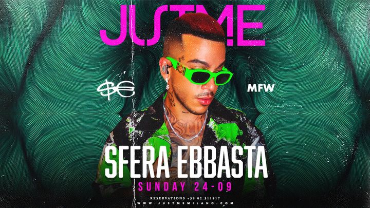 Cover for event: Sunday Night - Sfera Ebbasta Uptown Nights MFW 2023